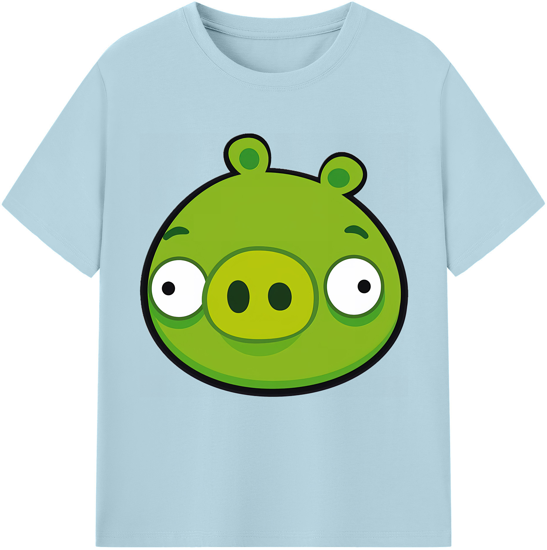 （画像用） Angry Birds アングリーバード 綿100％半袖Tシャツ（フロントプリント）